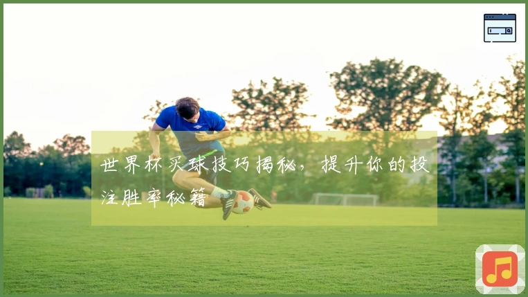 世界杯买球技巧揭秘，提升你的投注胜率秘籍